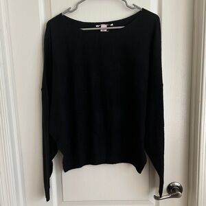 Victoria's Secret Black Crew Neck Sweater